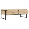Table basse chêne sonoma 101x49x39,5 cm bois d'ingénierie 623159623159