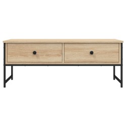 Table basse chêne sonoma 101x49x39,5 cm bois d'ingénierie 623159623159