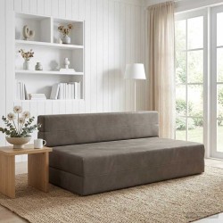 Canapé-lit pliable Gris clair 152 x 86,5 x 60 cm Tissu 623162623162