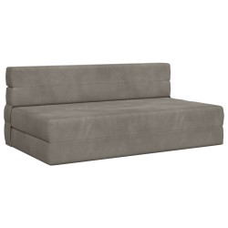 Canapé-lit pliable Gris clair 152 x 86,5 x 60 cm Tissu 623162623162