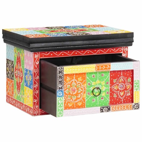 Cabinet de chevet avec tiroir 2 pcs Multicolore 40 x 30 x 28 cm 623164623164