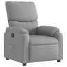 Fauteuil inclinable en tissu gris clair 623166623166
