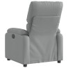 Fauteuil inclinable en tissu gris clair 623166623166