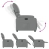 Fauteuil inclinable en tissu gris clair 623166623166