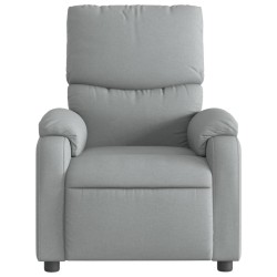 Fauteuil inclinable en tissu gris clair 623166623166