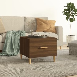 Table basse Chêne marron 50x50x40 cm Bois d'ingénierie 623179623179