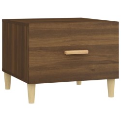 Table basse Chêne marron 50x50x40 cm Bois d'ingénierie 623179623179