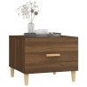 Table basse Chêne marron 50x50x40 cm Bois d'ingénierie 623179623179
