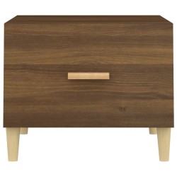 Table basse Chêne marron 50x50x40 cm Bois d'ingénierie 623179623179