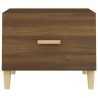 Table basse Chêne marron 50x50x40 cm Bois d'ingénierie 623179623179