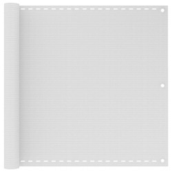 Écran de balcon en PEHD 90 x 600 cm Blanc 623188623188