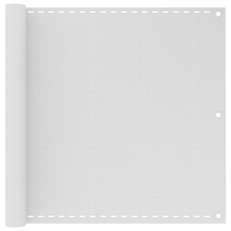 Écran de balcon en PEHD 90 x 600 cm Blanc 623188623188