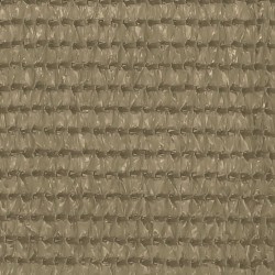 Écran de balcon Taupe 75x500 cm PEHD 623189623189