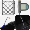 Porte-plante de jardin avec irrigation et roues 2 pc Noir PP 623193623193