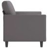 Canapé à 2 places Gris 120 cm Similicuir 623195623195