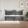Tête de lit suspendue Avec lumière LED Gris foncé Tissu 623198623198