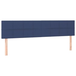 Têtes de lit Bleu 200x5x78/88 cm Tissu 623199623199