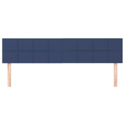Têtes de lit Bleu 200x5x78/88 cm Tissu 623199623199