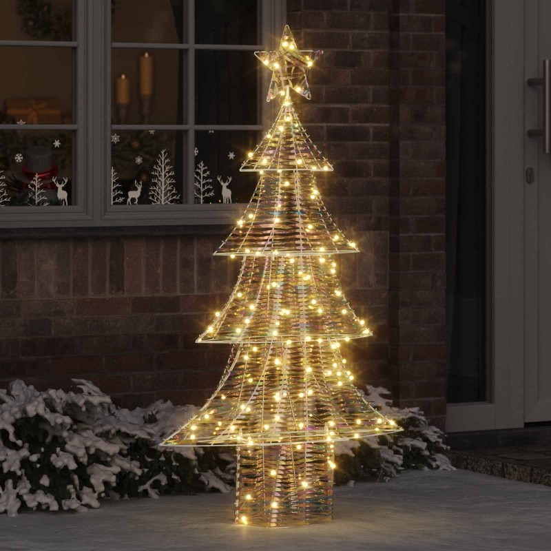 Sapin de Noël avec 160 LED Blanc chaud 150 cm PET 623205623205