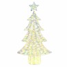 Sapin de Noël avec 160 LED Blanc chaud 150 cm PET 623205623205