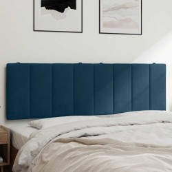 Coussin de tête de lit Hanko bleu 160 cm velours 623207623207