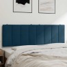 Coussin de tête de lit Hanko bleu 160 cm velours 623207623207