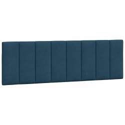 Coussin de tête de lit Hanko bleu 160 cm velours 623207623207
