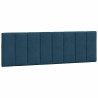 Coussin de tête de lit Hanko bleu 160 cm velours 623207623207