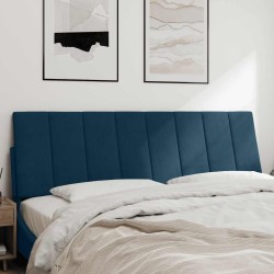 Coussin de tête de lit Hanko bleu 160 cm velours 623207623207