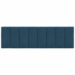 Coussin de tête de lit Hanko bleu 160 cm velours 623207623207