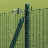 Clôture en fil soudé avec base en béton 10 x 1,2 m Vert Maille 623208623208