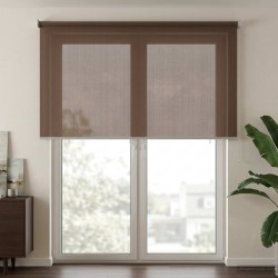 Store enrouleur extérieur à 90% de blocage UV Taupe HDPE 623211623211