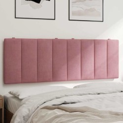 Coussin de tête de lit Hanko rose 120 cm velours 623214623214