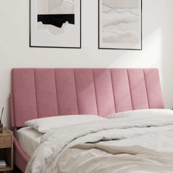Coussin de tête de lit Hanko rose 120 cm velours 623214623214