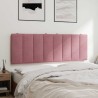 Coussin de tête de lit Hanko rose 120 cm velours 623214623214