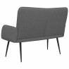 Sofa 2 places Gris foncé 115 x 61 x 87 cm Tissu 623217623217
