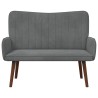 Sofa 2 places Gris foncé 115 x 61 x 87 cm Velours (V) 623223623223