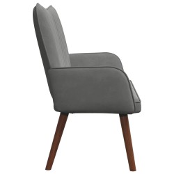 Sofa 2 places Gris foncé 115 x 61 x 87 cm Velours (V) 623223623223