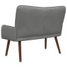 Sofa 2 places Gris foncé 115 x 61 x 87 cm Velours (V) 623223623223