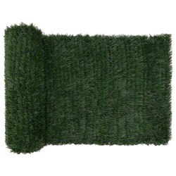 Clôture Artificielle Vert foncé 1 x 6 m PVC et Acier 623227623227
