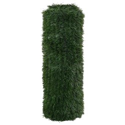 Clôture Artificielle Vert foncé 1 x 6 m PVC et Acier 623227623227