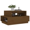 Table basse Marron miel 80x55x40,5 cm Bois massif de pin 623228623228