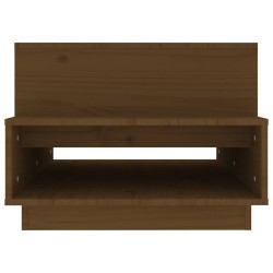 Table basse Marron miel 80x55x40,5 cm Bois massif de pin 623228623228