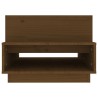 Table basse Marron miel 80x55x40,5 cm Bois massif de pin 623228623228