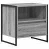 Table de chevet avec tiroir 2 pcs Gris Sonoma 50 x 39,5 x 50 cm 623230623230