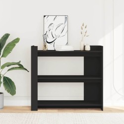 Table console noir 100x35x90 cm bois d'ingénierie 623232623232
