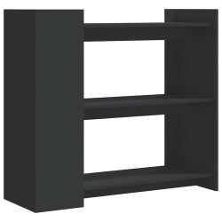 Table console noir 100x35x90 cm bois d'ingénierie 623232623232