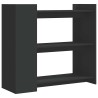 Table console noir 100x35x90 cm bois d'ingénierie 623232623232