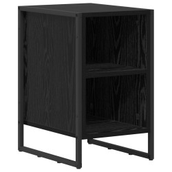 Table de chevet Chêne noir 39.5 x 30 x 50 cm Bois d'ingénierie 623233623233
