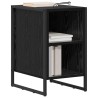 Table de chevet Chêne noir 39.5 x 30 x 50 cm Bois d'ingénierie 623233623233